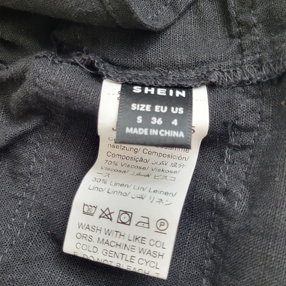 TWO Front Tie Cami Tops Size S Pink and Black - Picture 5 of 9